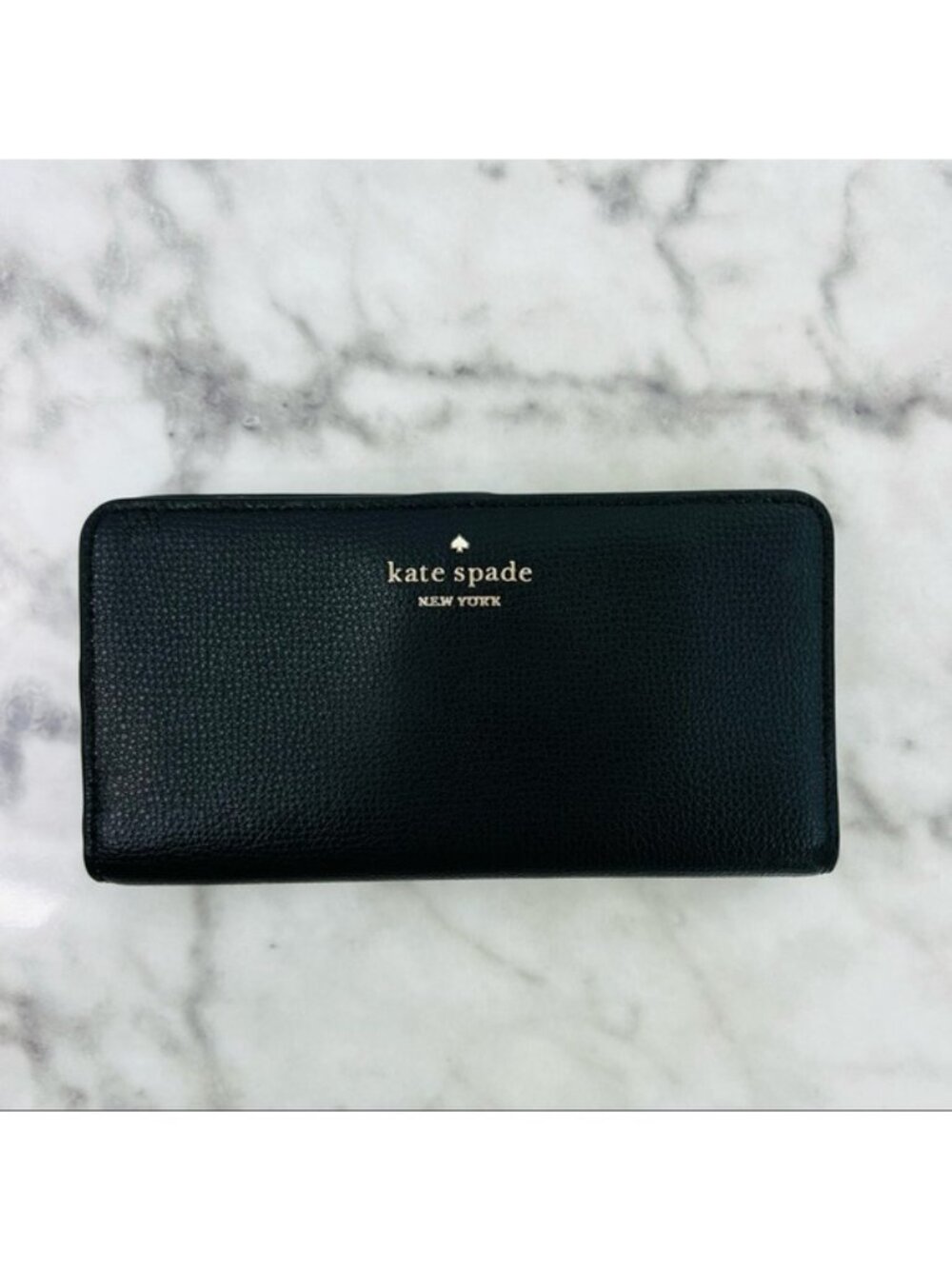 Kate Spade Darcy Large Slim Bifold Wallet Black